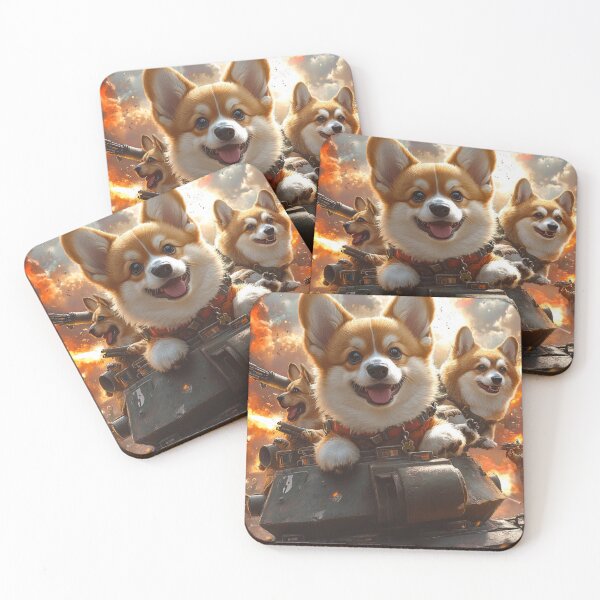 Item preview, Corgi War: Battle Paws | T-Shirt | Collection 1-1 designed and sold by BatkuzaHUB.
