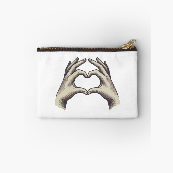 Item preview, Hand-Illustrated Gesture Forming a Heart Shape Symbolizing Love and Connection designed and sold by portokalis.