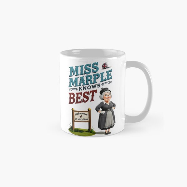 Artikel-Vorschau von Miss Marple weiß es am besten, designt und verkauft von FunandWhimsy.