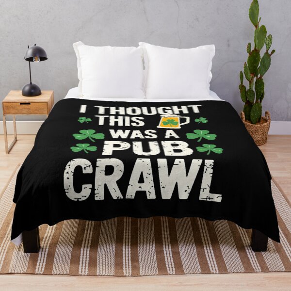 Item preview, I Thought This Was A Pub Crawl Funny St Patricks Day Run designed and sold by aidenpier.