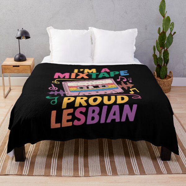 Item preview, I'm A Mixtape Cassette Proud Lesbian Rainbow LGBT Pride designed and sold by aidenpier.