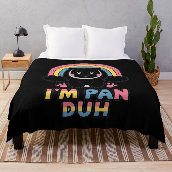 Item preview, I'm Pan Duh Pansexual Pride Panda Rainbow Flag LGBT designed and sold by aidenpier.