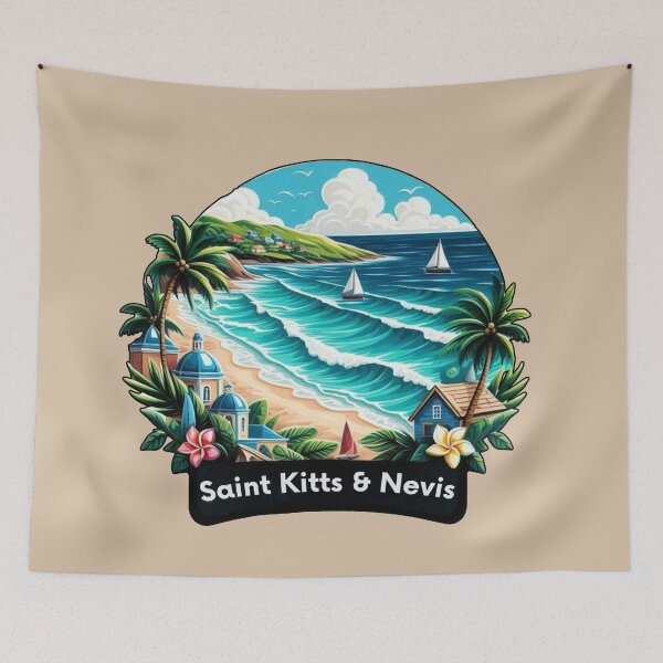 Item preview, Saint Kitts and Nevis designed and sold by Myra365Art.