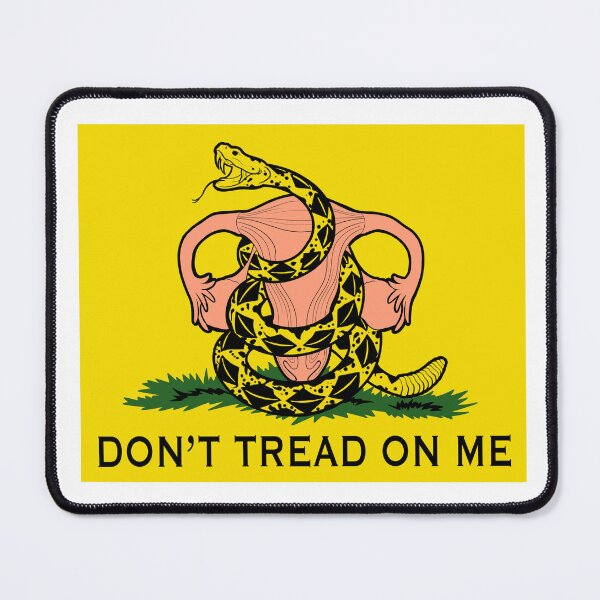 Item preview, Don’t Tread On Me Reproductive Rights Pro Choice Feminist3 Flag designed and sold by RobandAlisa.