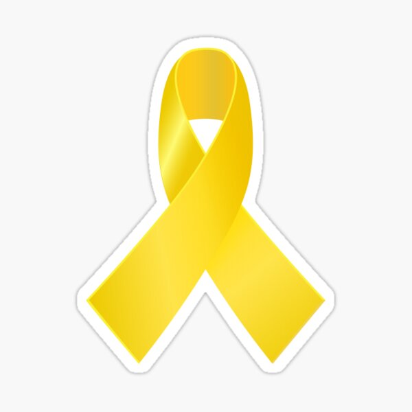 Item preview, Yellow Awareness Ribbon designed and sold by josesita.