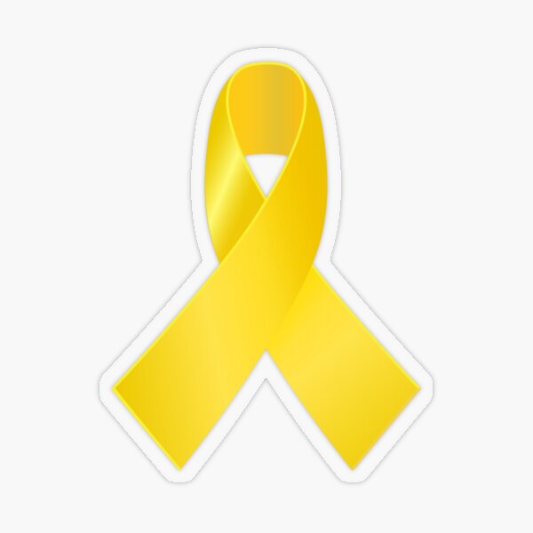Item preview, Yellow Awareness Ribbon designed and sold by josesita.