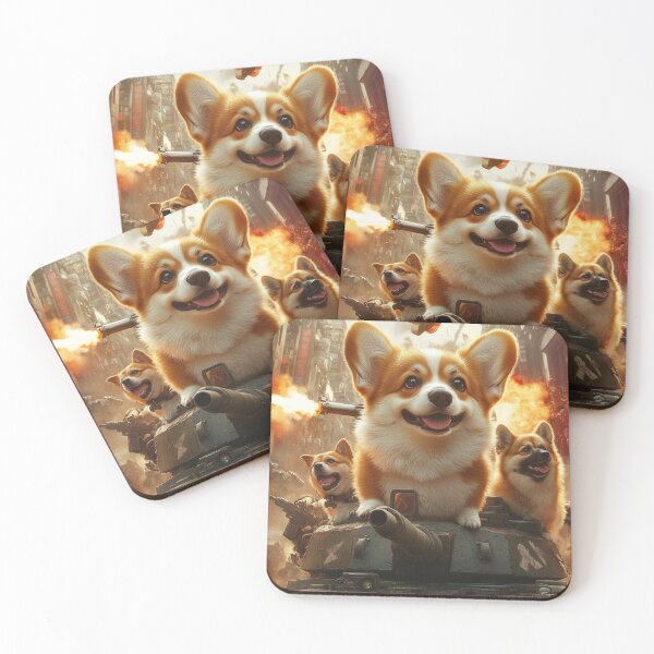 Item preview, Corgi War: Battle Paws | T-Shirt | Collection 1-2 designed and sold by BatkuzaHUB.