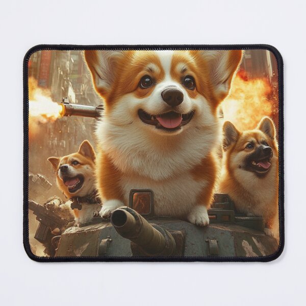 Item preview, Corgi War: Battle Paws | T-Shirt | Collection 1-2 designed and sold by BatkuzaHUB.