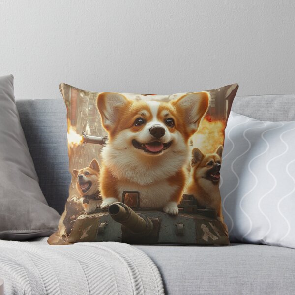 Item preview, Corgi War: Battle Paws | T-Shirt | Collection 1-2 designed and sold by BatkuzaHUB.