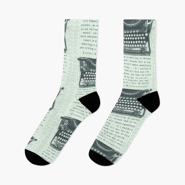 Item preview, Ludwig Wittgenstein quote: “If anyone is unwilling to descend into himself, because this is too painful, he will remain superficial in his writing. . . ” designed and sold by artbleed.