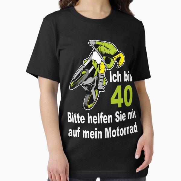 Item preview, 40th Birthday Man Gift Funny Biker Motorcycle Motocross designed and sold by BikerShirts24.