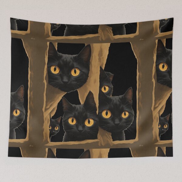 Item preview, Curious Black Cats designed and sold by Sadia  Jannat.