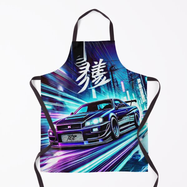 Artikelvorschau, R34 Nissan Skyline GT-R Mitternachtslila Racing Tokio entworfen und verkauft von ThrottleNThread.