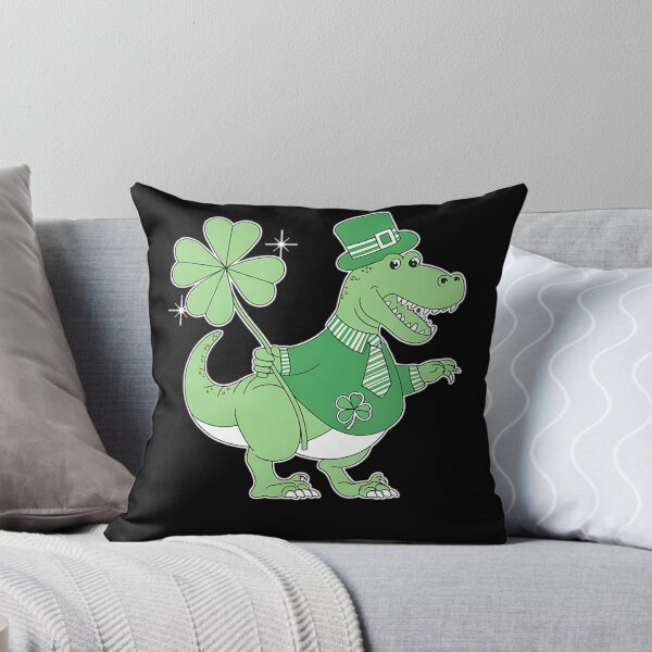 Item preview, Kid's Dinosaur St Patricks Day Shamrock designed and sold by tearbytea.