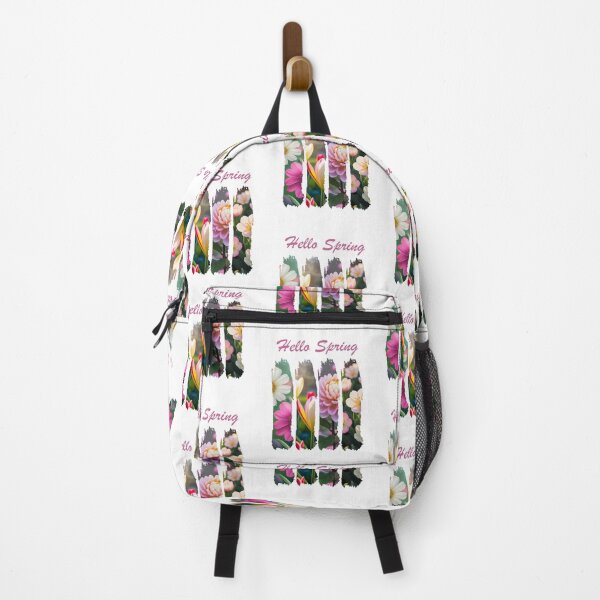 Item preview, "Hello Spring" – Cheerful Floral & Nature-Inspired Seasonal Design designed and sold by Colorful-Garden.