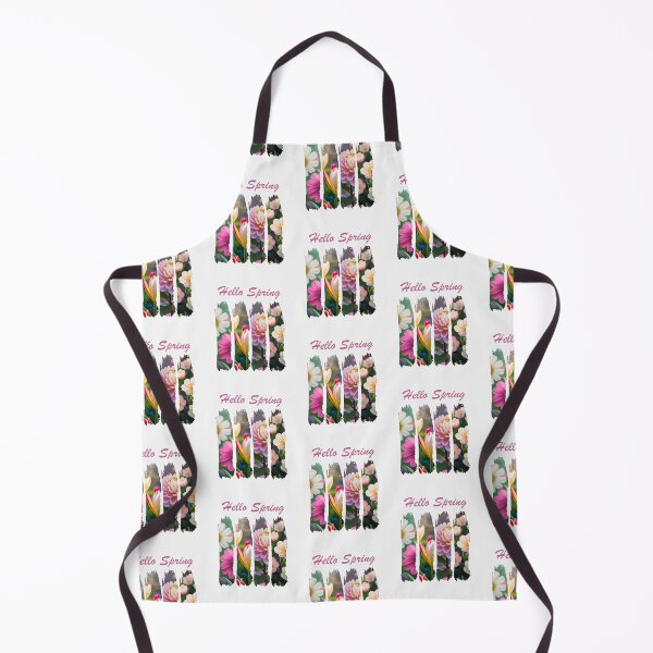 Item preview, "Hello Spring" – Cheerful Floral & Nature-Inspired Seasonal Design designed and sold by Colorful-Garden.
