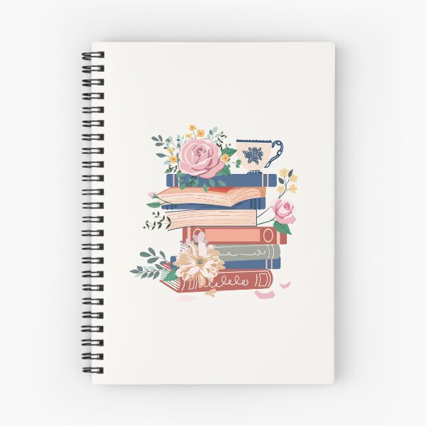 Item preview, Books With Flowers and Classic Tea Cup designed and sold by moodboardhaven.