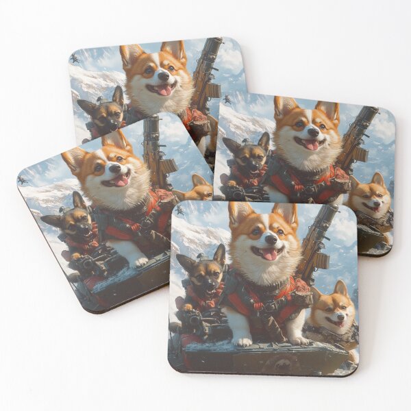 Item preview, Corgi War: Battle Paws | T-Shirt | Collection 1-4 designed and sold by BatkuzaHUB.