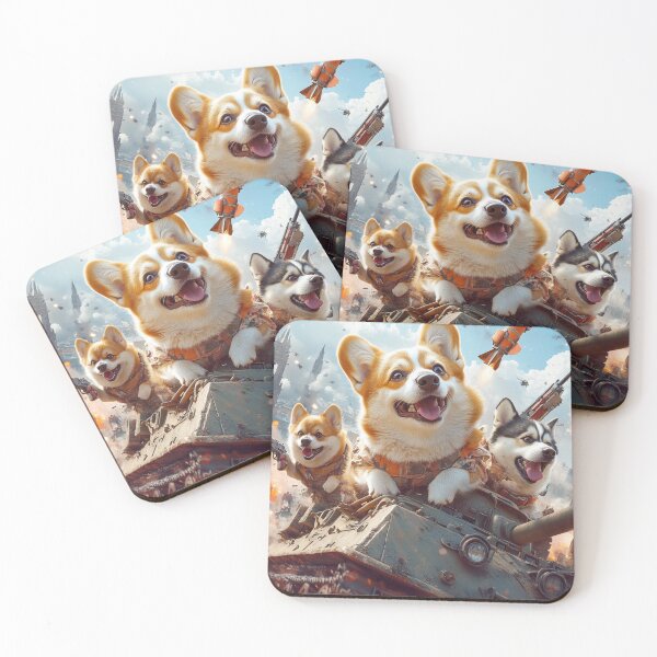 Item preview, Corgi War: Battle Paws | T-Shirt | Collection 1-3 designed and sold by BatkuzaHUB.