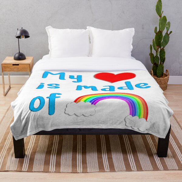 Artikelvorschau, Mein Herz besteht aus Regenbogen entworfen und verkauft von Steeshirts.