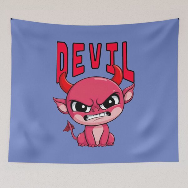 Item preview, Devil - Cute Angry Cartoon Devil designed and sold by LMoonDesigns.