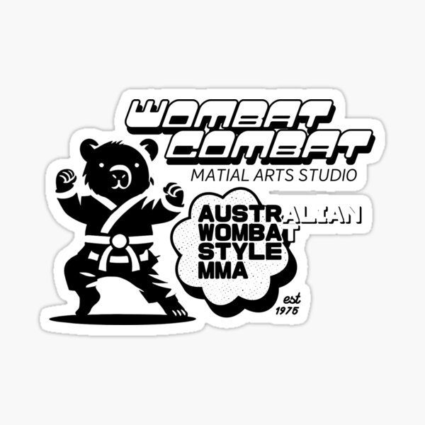 Vista previa del artículo con la obra «Combate del wombat», diseñado y vendido por pUNKnown.