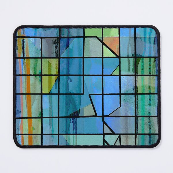 Item preview, Blue Grid designed and sold by ViaARTfactory.