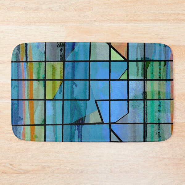 Item preview, Blue Grid designed and sold by ViaARTfactory.