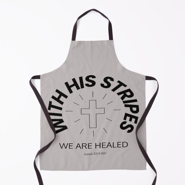 Item preview, With His Stripes We Are Healed Isaiah 53:5 Bible Verse designed and sold by JR-CreativeZone111.