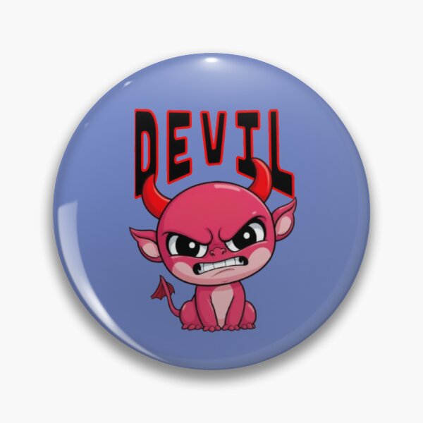 Item preview, Devil - Cute Angry Cartoon Devil designed and sold by LMoonDesigns.