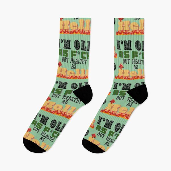 Item preview, Vida sana y bienestar para personas mayores: "Soy tan viejo como..." designed and sold by Old Age Ain't For Sissies!.