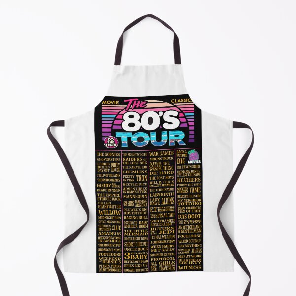 Item preview, 80s Movie Tour designed and sold by FunandWhimsy.