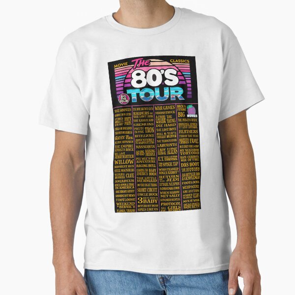 Item preview, 80s Movie Tour designed and sold by FunandWhimsy.