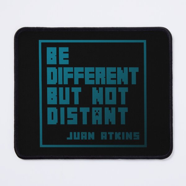 Item preview, Design on Phrase by Juan Atkins BLUE Version, electronic vibes, Detroit, logo designed and sold by parissiArt.