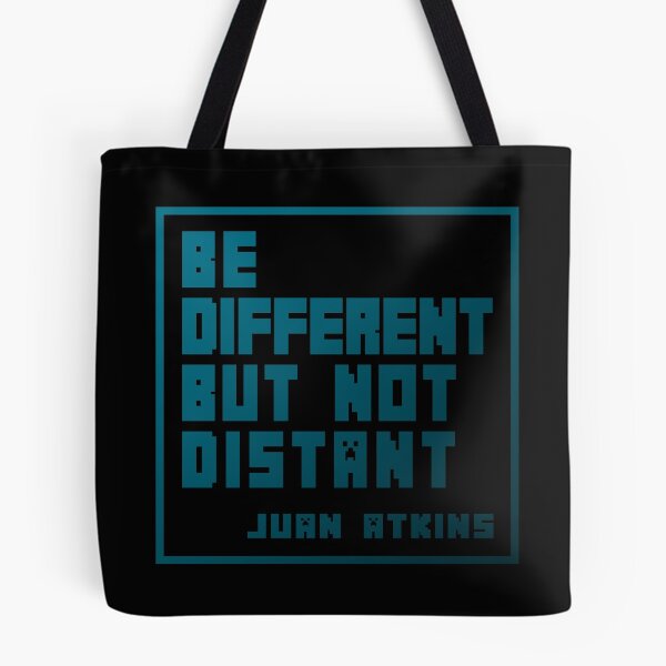 Item preview, Design on Phrase by Juan Atkins BLUE Version, electronic vibes, Detroit, logo designed and sold by parissiArt.