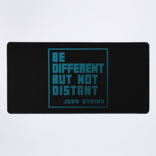 Item preview, Design on Phrase by Juan Atkins BLUE Version, electronic vibes, Detroit, logo designed and sold by parissiArt.
