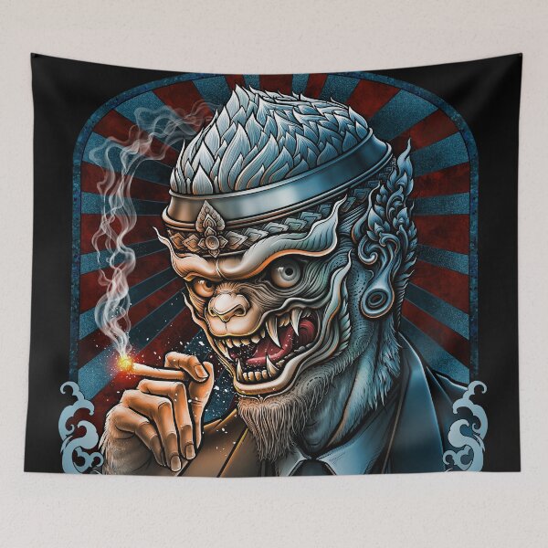 Item preview, Gangster Hanuman Smoking designed and sold by Winya.