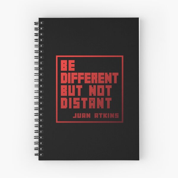 Item preview, Design on Phrase by Juan Atkins RED Version, electronic vibes, Detroit, logo designed and sold by parissiArt.