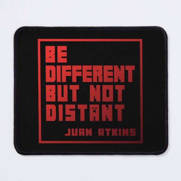 Item preview, Design on Phrase by Juan Atkins RED Version, electronic vibes, Detroit, logo designed and sold by parissiArt.