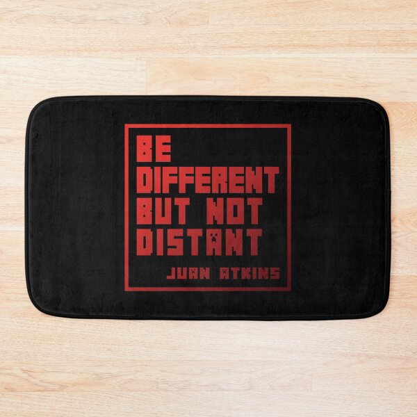 Item preview, Design on Phrase by Juan Atkins RED Version, electronic vibes, Detroit, logo designed and sold by parissiArt.