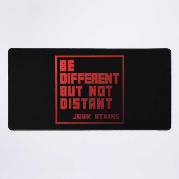 Item preview, Design on Phrase by Juan Atkins RED Version, electronic vibes, Detroit, logo designed and sold by parissiArt.