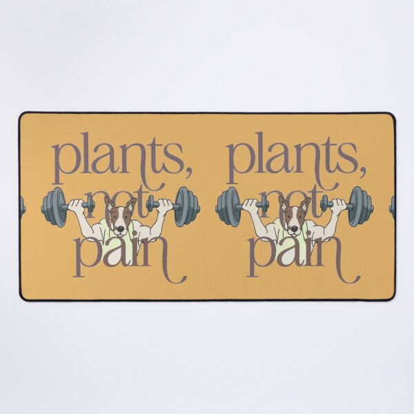 Item preview, Plants Not Pain – Vegan Gym Motivational Design designed and sold by TrendsLook.