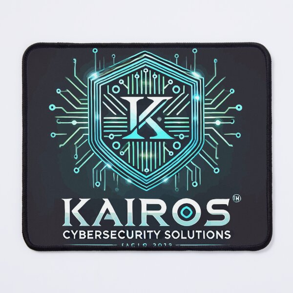 Item preview, Kairos Cybersecurity Logo Square designed and sold by CyberMaverick80.