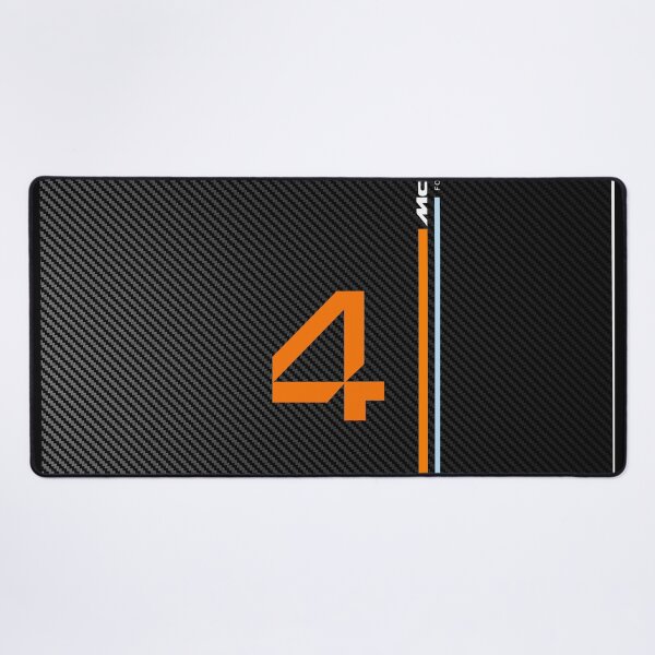 Item preview, F1 2025 Lando Norris carbon fibre Black and orange designed and sold by Pink Polar F1.