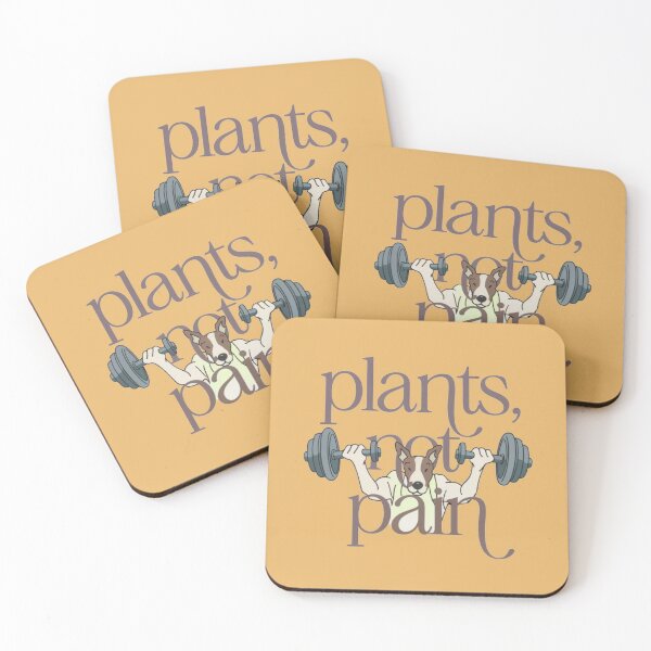 Item preview, Plants Not Pain – Vegan Gym Motivational Design designed and sold by TrendsLook.