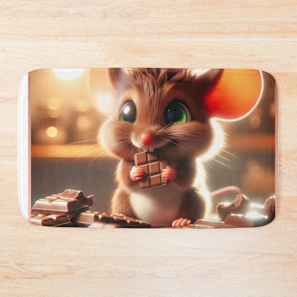 Item preview, Little sweet chocolate mouse designed and sold by QuanntixArt.