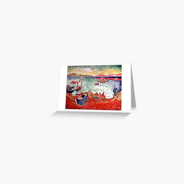 Item preview, Boats in the Port of Collioure by André Derain 1905  Big better for art prints designed and sold by CristalleLisa.