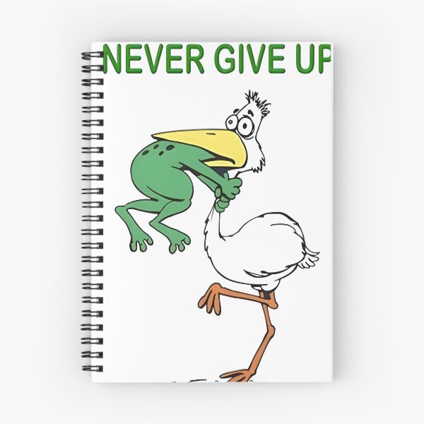 Item preview, Never Give UP designed and sold by KnJ-Hangers.