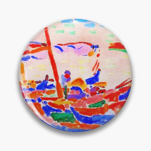 Item preview, Fishing Boats at Collioure by Andre Derain  (Fauvist artist who worked with Matisse.)  Bateaux de pêche, Collioure (1905)  designed and sold by CristalleLisa.