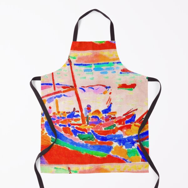 Item preview, Fishing Boats at Collioure by Andre Derain  (Fauvist artist who worked with Matisse.)  Bateaux de pêche, Collioure (1905)  designed and sold by CristalleLisa.